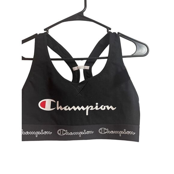 Champion Women's Black Racerback Sports Bra Size Medium NWT - Picture 1 of 8
